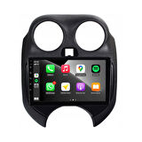 Nissan Micra Araç Multimedya Android Ekran Carplay Navigasyon Double Teyp 4+64 9" 11-13 Black CADENCE
