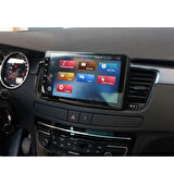 Peugeot 508 Araç Multimedya Android Ekran Carplay Navigasyon Double Teyp 4+64 9" 12-18 Black CADENCE