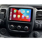 Renault Trafic Araç Multimedya Android Ekran Carplay Double Teyp 4+64 9" 15-21 Black CADENCE