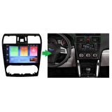 Subaru Forester Araç Multimedya Android Ekran Carplay Double Teyp 4+64 9" 15-18 Black CADENCE