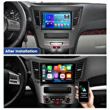 Subaru Outback / Legacy Araç Multimedya Android Ekran Carplay Double Teyp 4+64 9" 10-14 Silver CADENCE