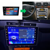 Toyota Avensis Araç Multimedya Android Ekran Carplay Double Teyp 4+64 9" 02-08 Silver CADENCE