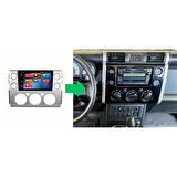 Toyota FJ Cruiser Araç Multimedya Android Ekran Carplay Double Teyp 4+64 9" 07-08 Silver CADENCE
