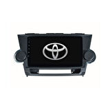 Toyota Highlander Araç Multimedya Android Ekran Carplay Double Teyp 4+64 9" 07-13 Black CADENCE