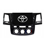 Toyota Hilux Araç Multimedya Android Ekran Carplay Double Teyp 4+64 9" 08-15 Analog P.Black CADENCE