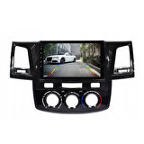 Toyota Hilux Araç Multimedya Android Ekran Carplay Double Teyp 4+64 9" 08-15 Analog P.Black CADENCE