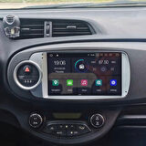 Toyota Yaris Araç Multimedya Android Ekran Carplay Navigasyon Double Teyp 4+64 9" 12-20 Silver CADENCE