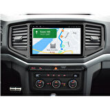 Volkswagen Amarok Araç Multimedya Android Ekran Carplay Double Teyp 4+64 9" 16-20 Black CADENCE
