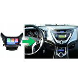 Hyundai Elantra - Araç Multimedya Ekran - 6GB 128GB - S - Black - 2011 - 2013 - 9 Inch - UPG - MYWAY