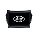Hyundai Santa Fe - Araç Multimedya Ekran - 6GB 128GB - S - Black - 2013 - 2017 - 9 Inch - UPG - MYWAY