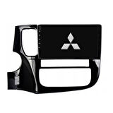 Mitsubishi Outlander - Araç Multimedya Ekran - 6GB 128GB - S - Piano Black - 2013 - 2020 - 9 Inch - UPG - MYWAY