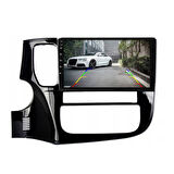 Mitsubishi Outlander - Araç Multimedya Ekran - 6GB 128GB - S - Piano Black - 2013 - 2020 - 9 Inch - UPG - MYWAY