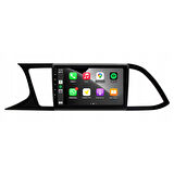 Seat Leon - Araç Multimedya Ekran - 6GB 128GB - S - Piano Black - 2013 - 2020 - 9 Inch - UPG - MYWAY