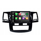 Toyota Hilux - Araç Multimedya Ekran - 6GB 128GB - Dijital - Piano Black - 2008 - 2015 - 9 Inch - UPG - MYWAY