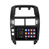 Volkswagen Polo - Araç Multimedya Ekran - 6GB 128GB - Old - Black - 2005 - 2009 - 9 Inch - UPG - MYWAY