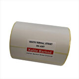 100x75 Termal Etiket | 350 adet Termal barkod etiketi