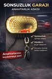 Sonsuzluk Garaj Anahtarlık Standı Premium Ürün,duvar,minyatür araba sergi,hobi araç,led sistemsensör