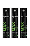 Syoss Saç Spreyi Max Hold 3 x 400 ml