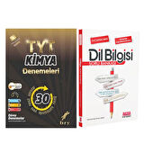 Birey Yayınları TYT Kimya 30 Deneme ve AKM Dil Bilgisi Soru Bankası Seti 2 Kitap