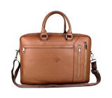 Erkek Taba Renk 15 & 16 inç Evrak Ve Laptop Çantası