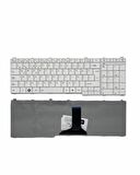 Toshiba Satellite L750-17L, L750-17M Uyumlu Laptop Klavye Beyaz TR