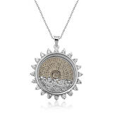 Gümüş Esmaül Hüsna Kadın Kolye