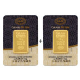 20 Gr (10gr+10gr) Külçe Altın IAR 24 Ayar