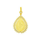 Elif Vav Altın Kolye Ucu 