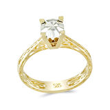 Altın Tektaş Yüzük 