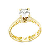 Altın Tektaş Yüzük 