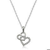 925 Ayar Gümüş Kalp Kadın Gümüş Kolye
