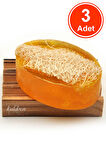 Kabak Lifli El Yapımı Doğal Mango Sabunu 120 G x 3 Adet