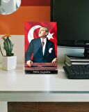 Picasso Stili Kadın Cam Tablo -Renkli Kadın-