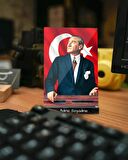 Picasso Stili Kadın Cam Tablo -Renkli Kadın-