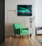 Neon Efekt Geyik Cam Tablo
