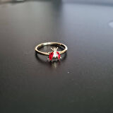 Uğur Böcek Formlu Altın Yüzük 14 Ayar 585