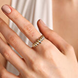 Altın Shield Yüzük 14K