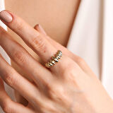 Altın Shield Yüzük 14K