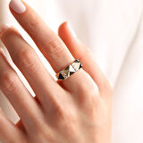 Altın Yüzük Özel Tasarım Piramit