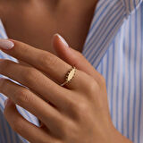 Vintage Eye Altın Yüzük