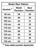 Lacivert Rugan Suni Deri Desenli 3.5 cm.lik Klasik Kemer - 8005-80
