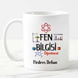 Fen Bilgisi Öğretmenine Özel Kupa Bardak