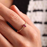Ruby Oval Yüzük