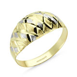 Altın Yüzük 14 Ayar Fantazi Modeli