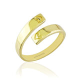 Eklem Altın Yüzük 14K Gold