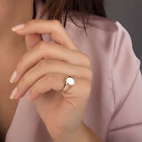 Şövalye Rose Altın Yüzük 14K