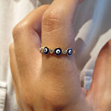 Göz Altın Yüzük Mineli