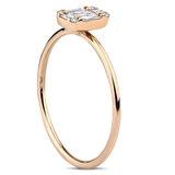 0.25 ct. Pırlanta Baget Yüzük
