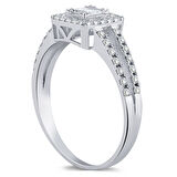 0.46 ct. Pırlanta Baget Yüzük