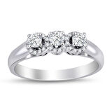 0.32 ct. Pırlanta Tria Yüzük